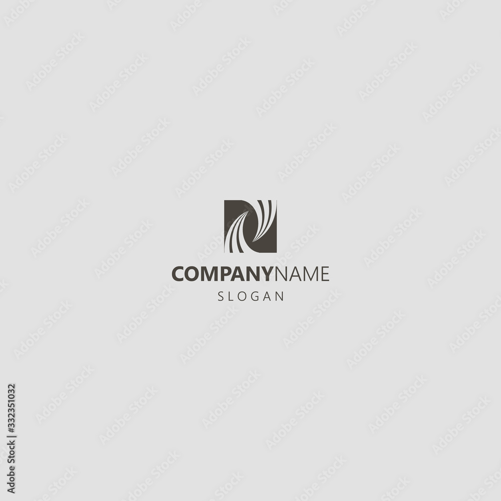 black and white simple vector geometric negative space square iconic logo of two twists directed at each other black and white simple vector geometric negative space square iconic logo of two twists directed at each other