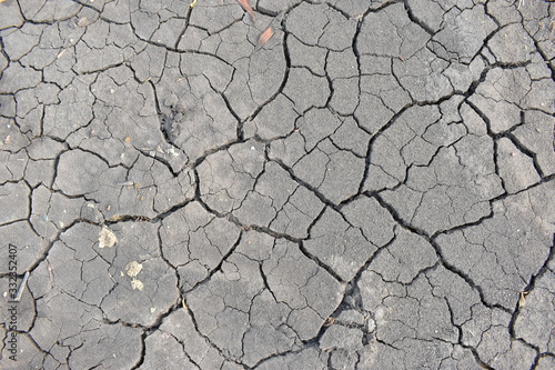 dry cracked earth