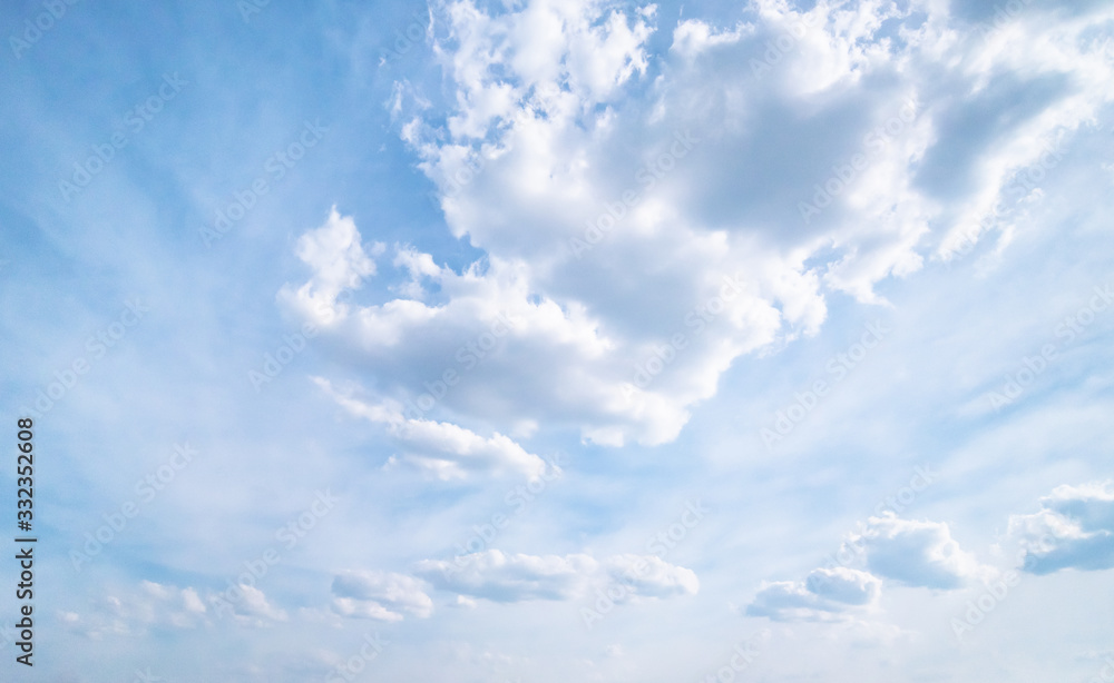 Fototapeta premium clear blue sky background,clouds with background.