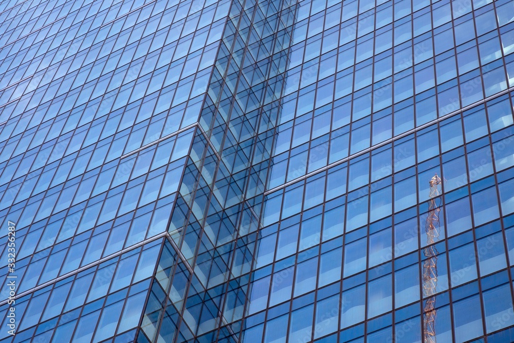 Office building in city center on a background closeup Office building in city center on a background closeup