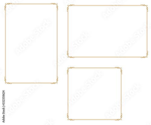 Decorative frame.A frame that gave a change in size to the same design.Good frame for a4 size paper.Certificate frame.