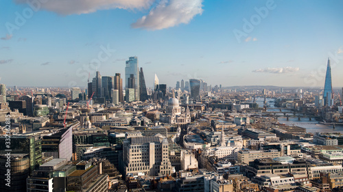 London Skyline Drone Aerial Photography