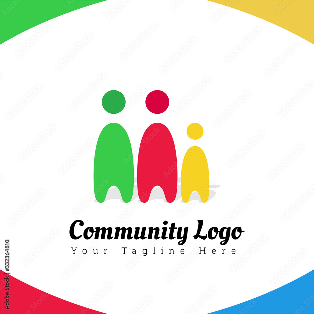 Community Logo Colorful Elegant Community Logo Colorful Elegant