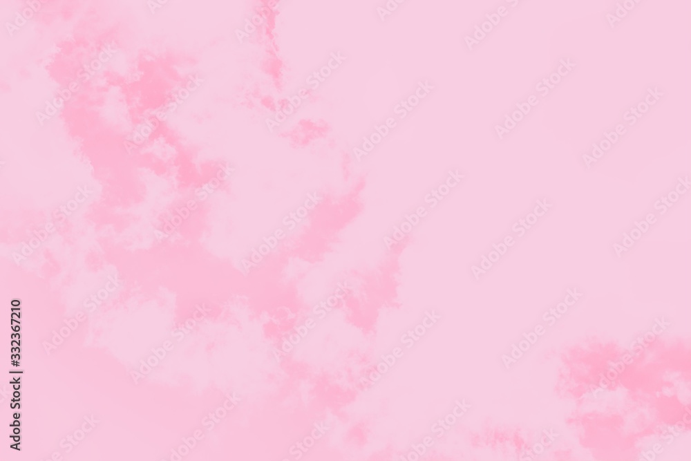 Pastel pink coral abstract background. Pink watercolor abstract sky background