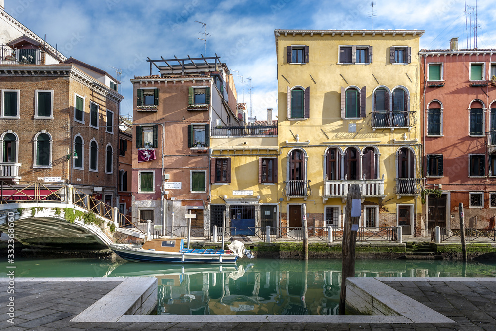 The colors and architecture of Venice