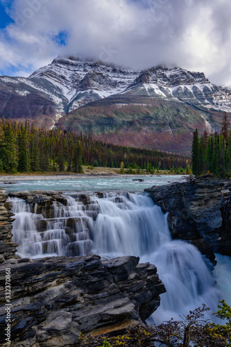 Athabasca Falls, Jasper Alberta Kanada travel destination © Jaro
