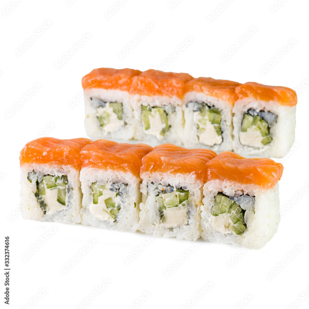 rolls on a white background for a restaurant menu42 rolls on a white background for a restaurant menu42