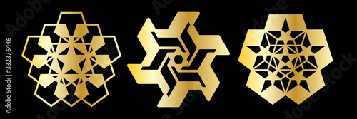 Abstract geometric ornament...