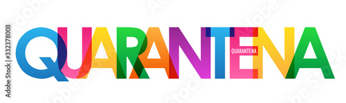 Tipografia vettoriale QUARANTENA