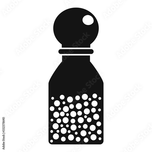 5 pepper bottle icon. Simple illustration of 5 pepper bottle vector icon for web design isolated on white background