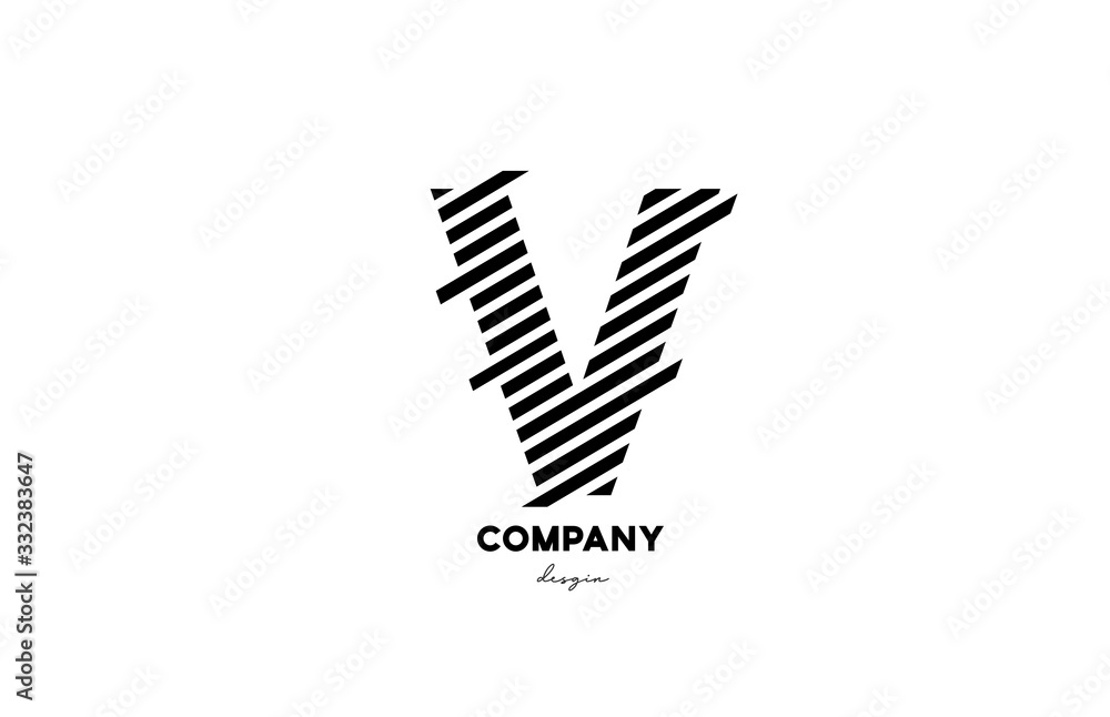 black and white V alphabet letter logo design icon for company and business black and white V alphabet letter logo design icon for company and business