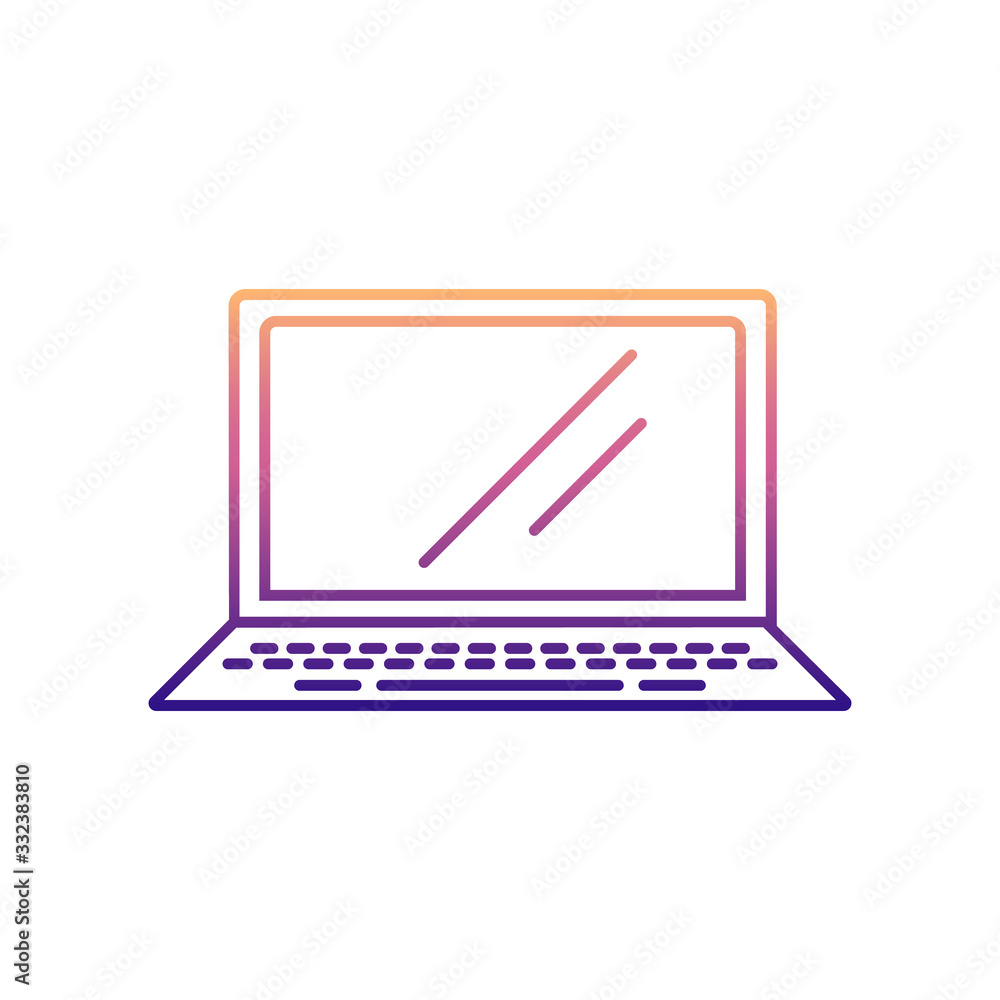 a laptop nolan icon. Simple thin line, outline vector of Appliances icons for ui and ux, website or mobile application a laptop nolan icon. Simple thin line, outline vector of Appliances icons for ui and ux, website or mobile application