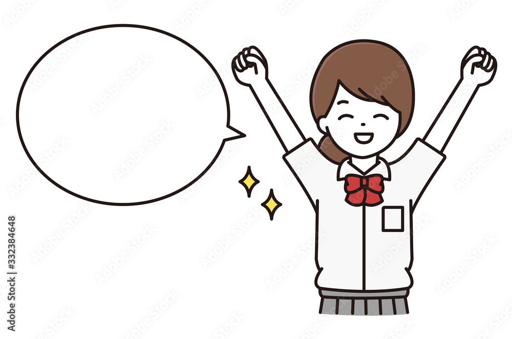 学生 女の子 喜ぶ 吹き出し イラスト 学生 女の子 喜ぶ 吹き出し イラスト