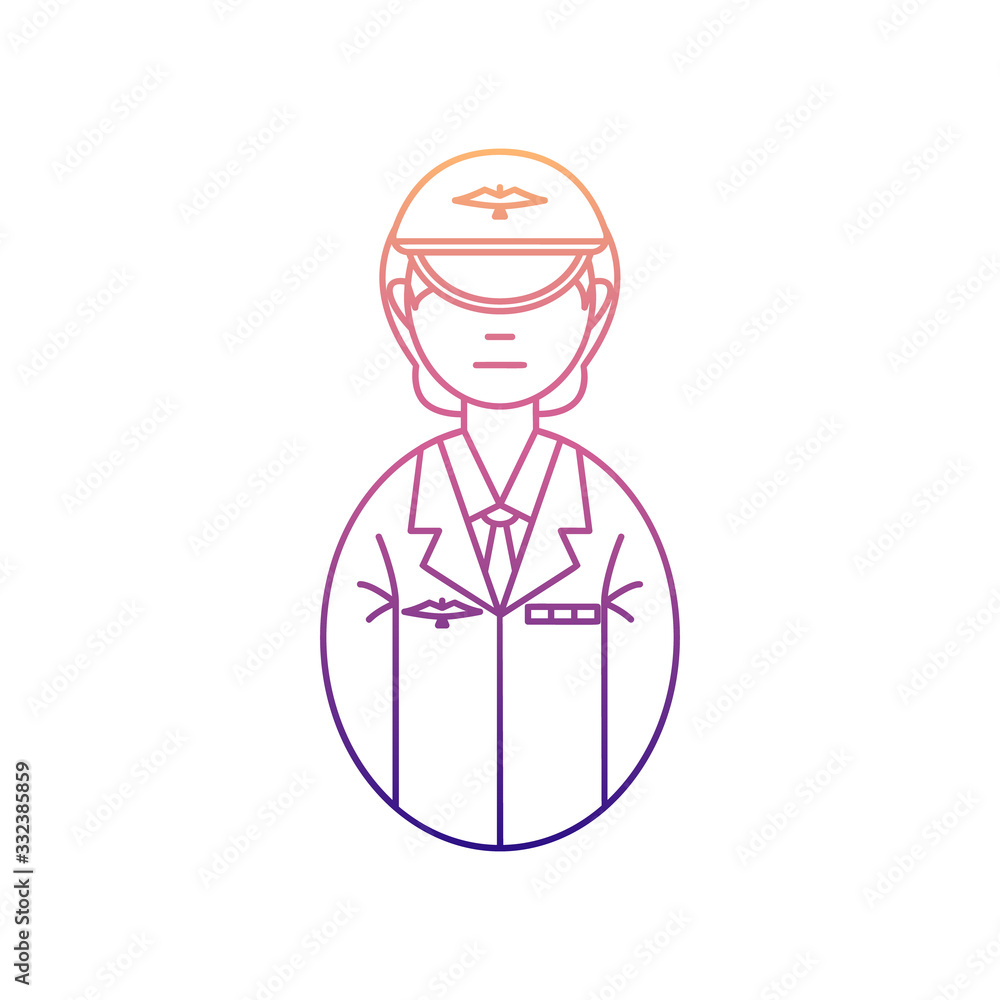 avatar pilot nolan icon. Simple thin line, outline vector of Avatars icons for ui and ux, website or mobile application avatar pilot nolan icon. Simple thin line, outline vector of Avatars icons for ui and ux, website or mobile application