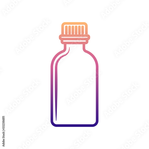 bottle with stopper nolan icon. Simple thin line, outline vector of BOTTLE icons for ui and ux, website or mobile application