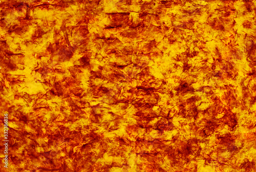  Transparent texture of fiery papyrus. Abstract background
