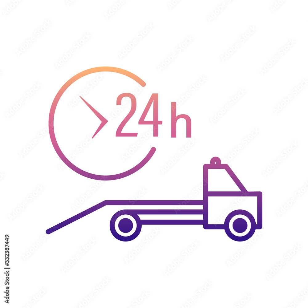 car service evacuator nolan icon. Simple thin line, outline vector of Cars service and repair parts icons for ui and ux, website or mobile application car service evacuator nolan icon. Simple thin line, outline vector of Cars service and repair parts icons for ui and ux, website or mobile application