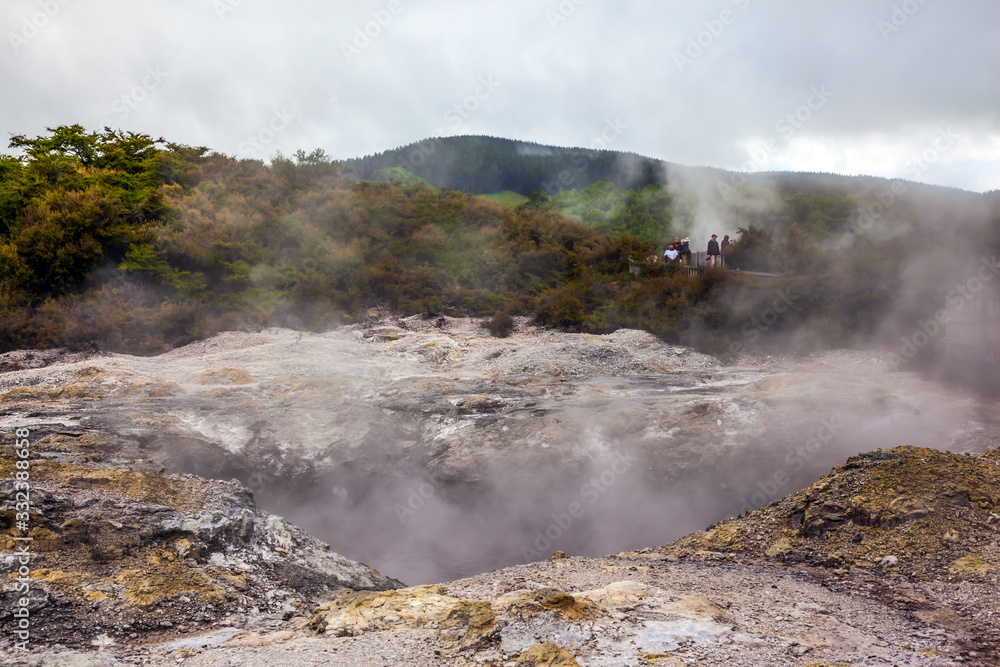 The large hot spring