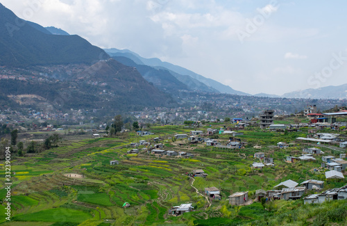 Countryside and Kathmandu City