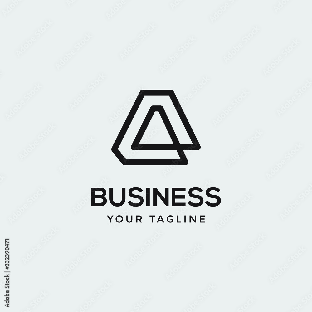 abstract modern letter A logo monogram for any related business abstract modern letter A logo monogram for any related business