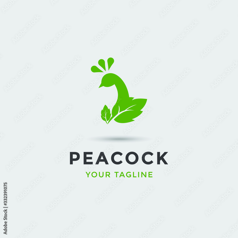 modern awesome peacock logo for any related business modern awesome peacock logo for any related business