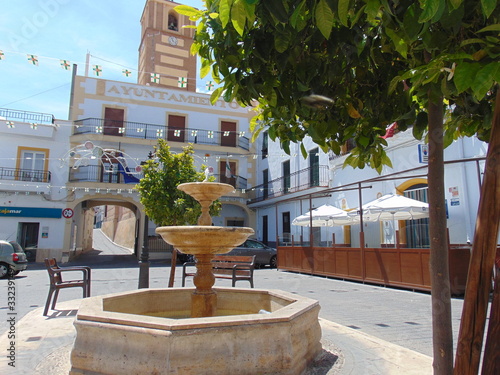 Calles del pueblo de Abla, situado en la Sierra De Almería.