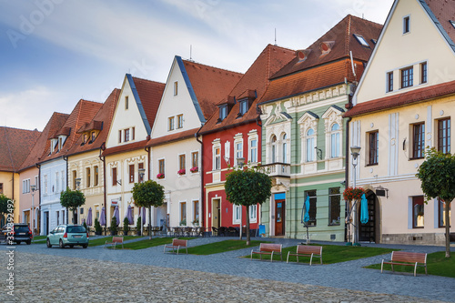 Historical houses, Bordejov, Slovakia
