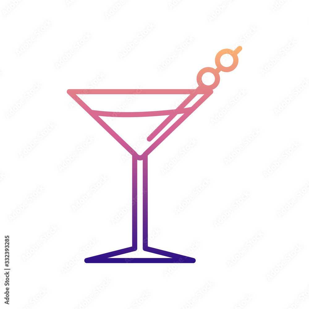 martini glass nolan icon. Simple thin line, outline vector of hotel icons for ui and ux, website or mobile application martini glass nolan icon. Simple thin line, outline vector of hotel icons for ui and ux, website or mobile application