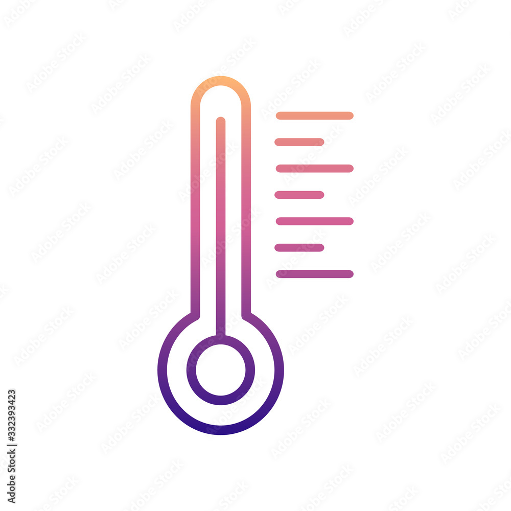 thermometer nolan icon. Simple thin line, outline vector of Measuring Instruments icons for ui and ux, website or mobile application thermometer nolan icon. Simple thin line, outline vector of Measuring Instruments icons for ui and ux, website or mobile application