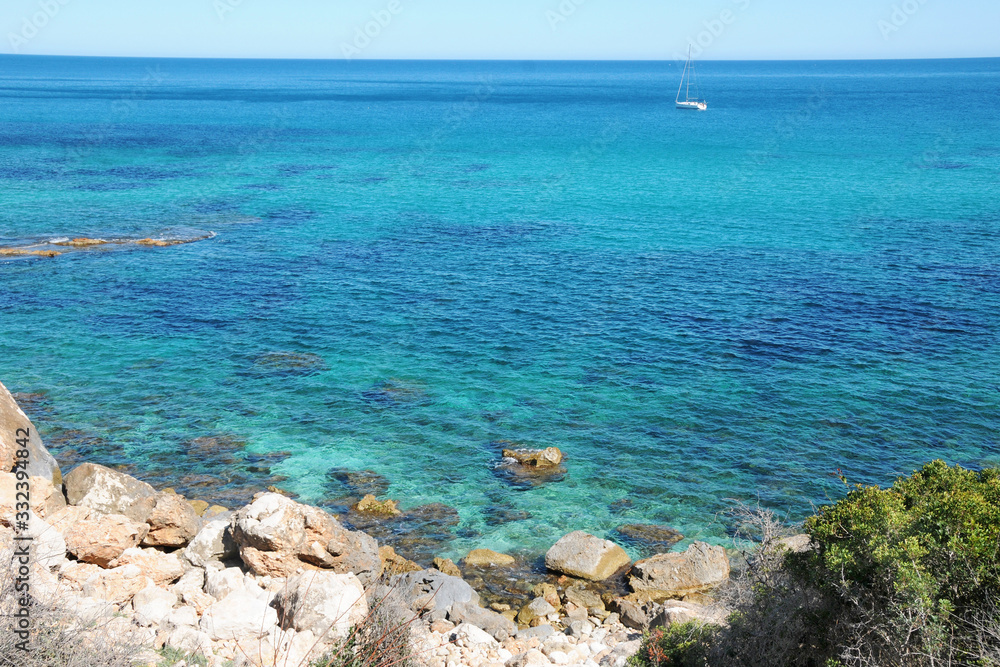 Spain, Alicante, Beautiful clear mediterranean water