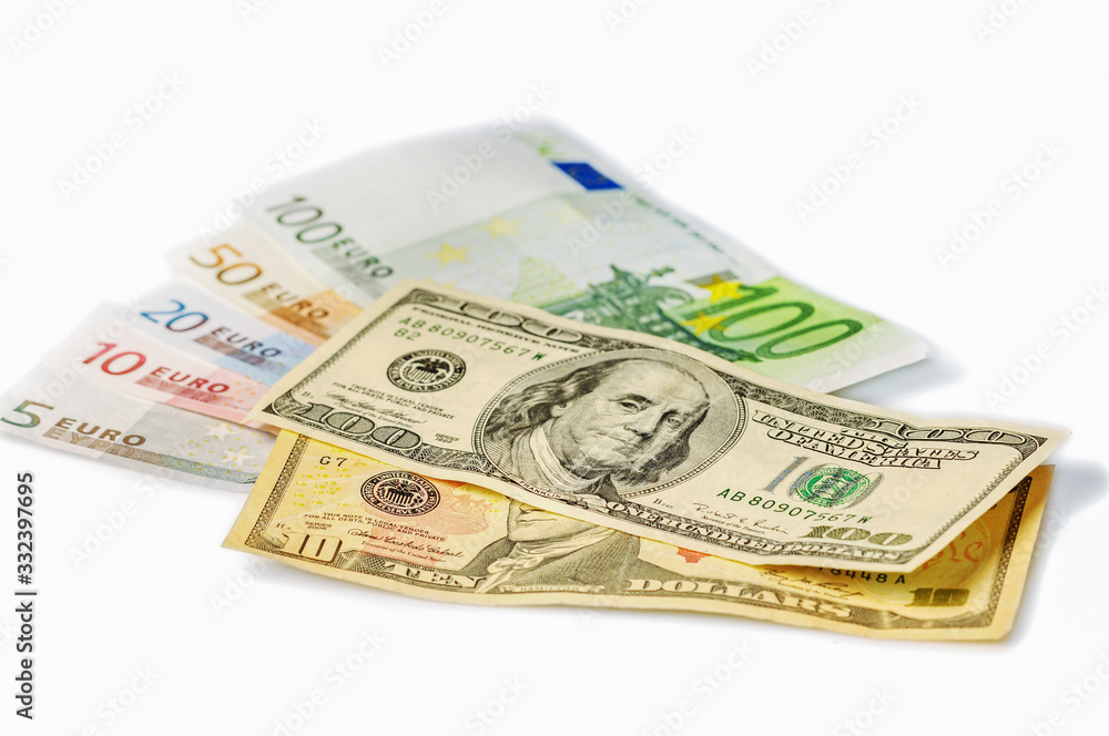 dollar and euro notes. ,dollar, exchange, currency, cash dollar and euro notes. ,dollar, exchange, currency, cash
