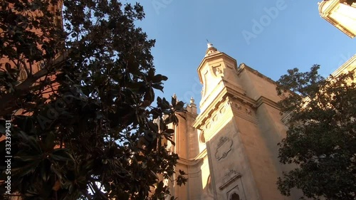 Video of POV Video of Cathedral in Plaza de las Pasiegas, Granada. Spain. in Plaza de las Pasiegas, Granada. Spain. photo