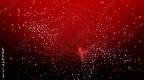 abstract red background with stars