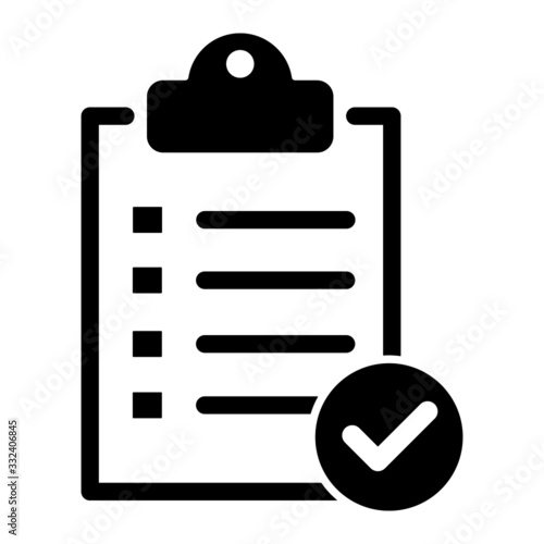 Checklist icon vector