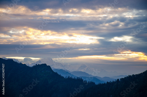 Himalayas mountains and sunrise Nepal © rosetata