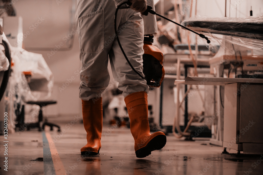 Fototapeta premium State of emergency over pandemia with coronavirus.