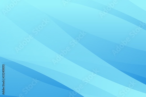 Abstract Blue Wave Background Design Template Vector