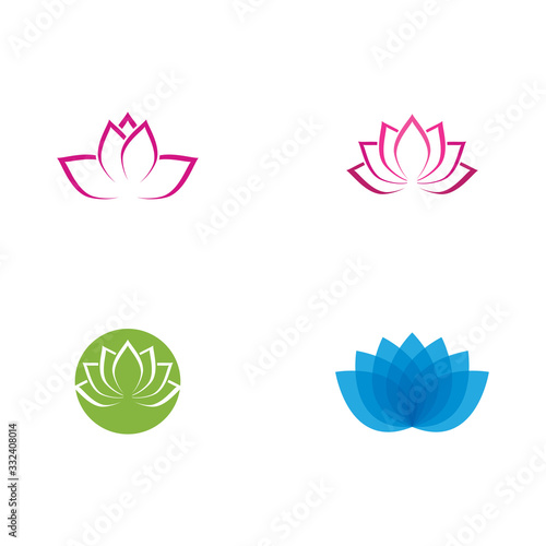 Beauty Vector lotus icon