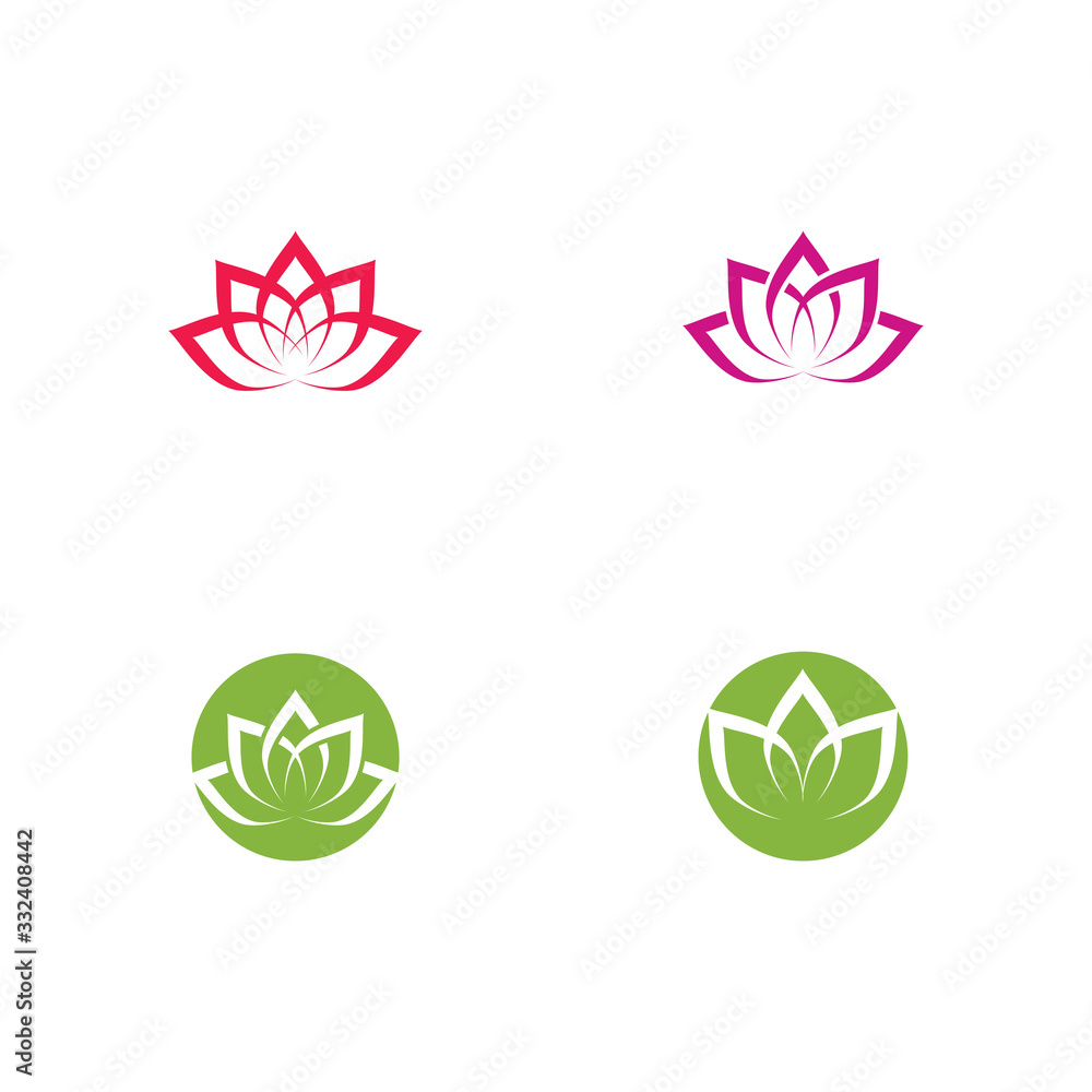 Beauty Vector lotus icon Beauty Vector lotus icon