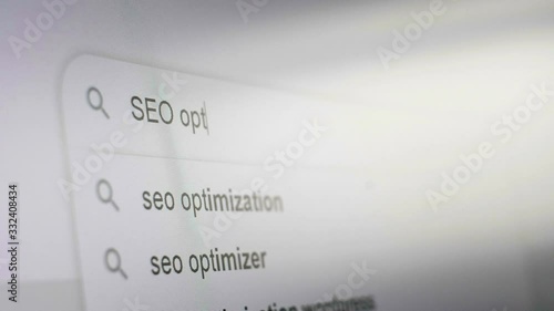 SEO optimization for search engine strategy