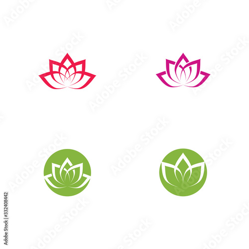 Beauty Vector lotus icon