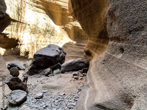 Las Vacas ravine, Barranco de las Vacas in Gran Canaria photo