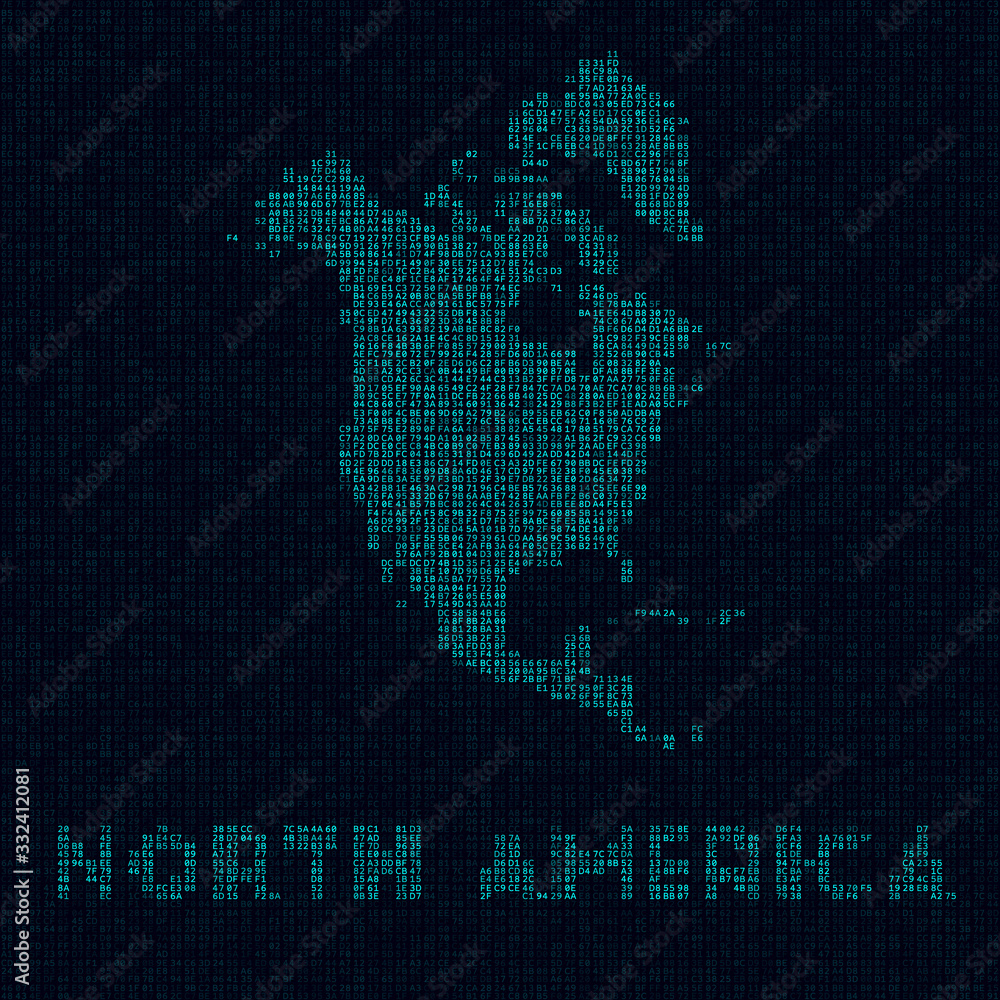 North America tech map. Continent symbol in digital style. Cyber map of North America with continent name. Astonishing vector illustration. North America tech map. Continent symbol in digital style. Cyber map of North America with continent name. Astonishing vector illustration.
