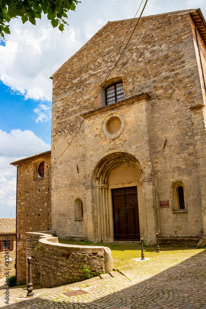 Church of San Filippo Neri facade in Cingoli, Marche Region, Province of Macerata, Italy Church of San Filippo Neri facade in Cingoli, Marche Region, Province of Macerata, Italy