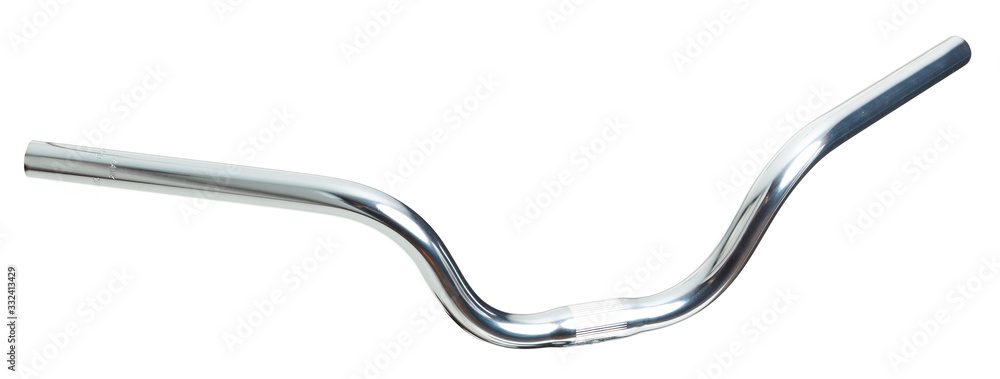 Urban bicycle handle on a white background for online sale. Bicycle spare parts Urban bicycle handle on a white background for online sale. Bicycle spare parts