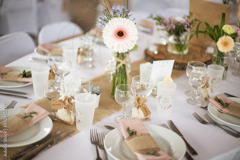 Fototapeta premium Décoration mariage