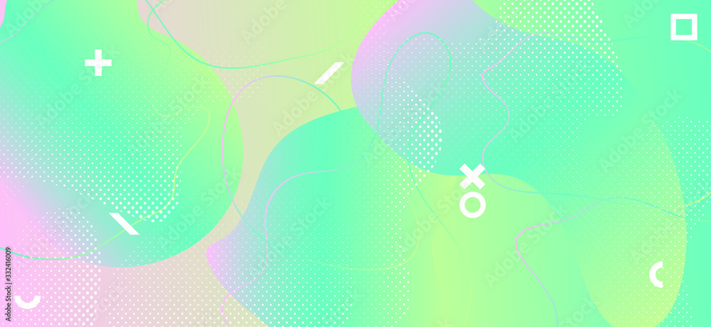 Abstract Pastel Poster. Geometric Fluid Shapes. Abstract Pastel Poster. Geometric Fluid Shapes.
