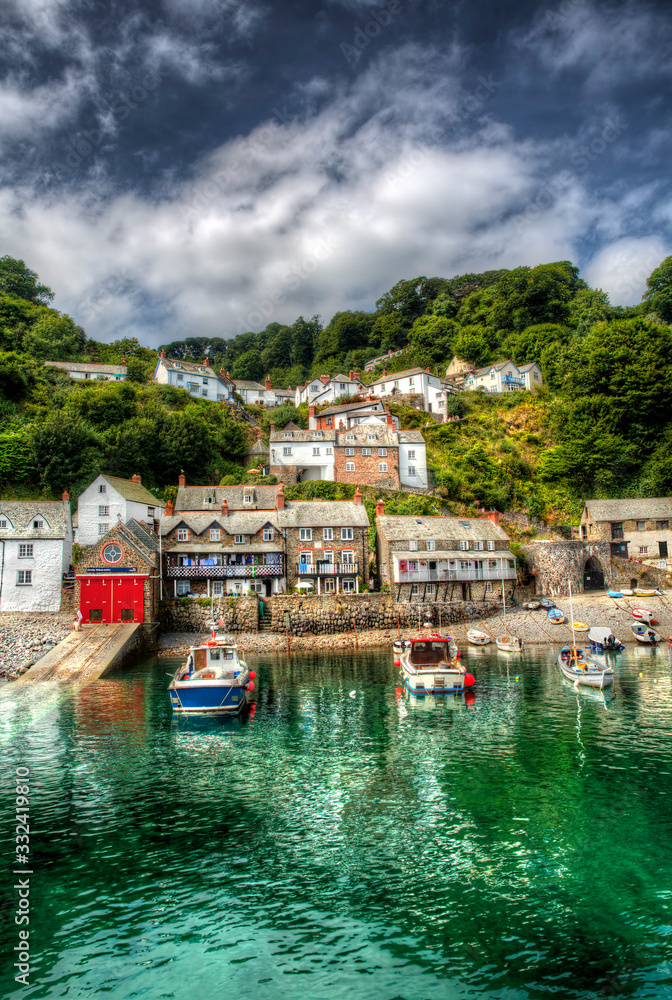 Fototapeta premium From a Fishing Port in Devon