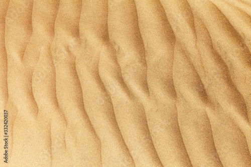 desert sand dunes, sand waves on Cerro Blanco sand dune