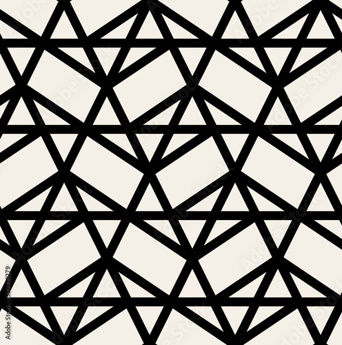 Vector seamless pattern. Modern stylish texture. Repeating geometric background with hexagons